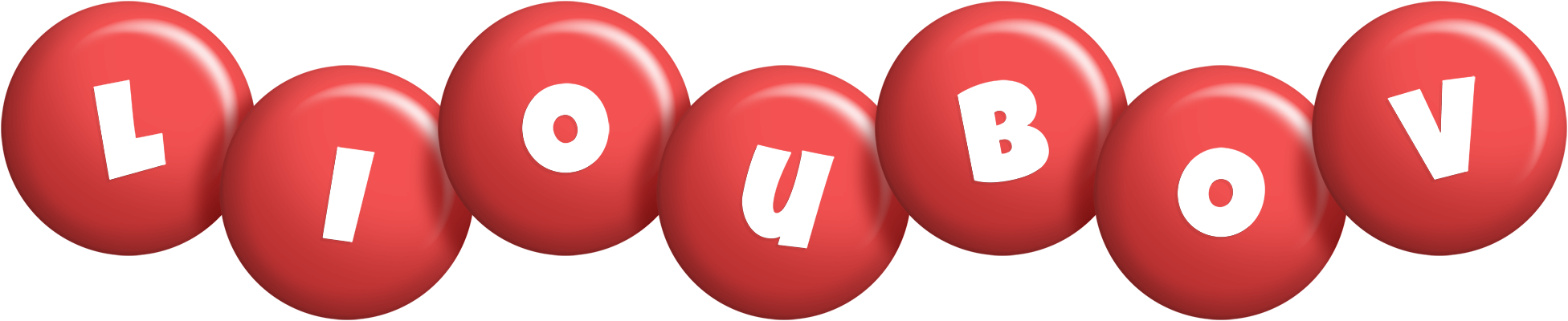 Lioubov candy-red logo