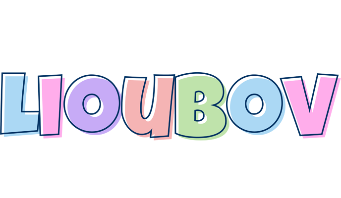 Lioubov pastel logo