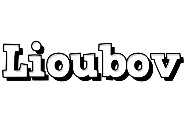 Lioubov snowing logo