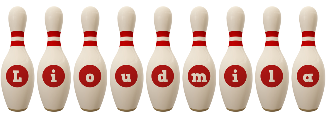 Lioudmila bowling-pin logo