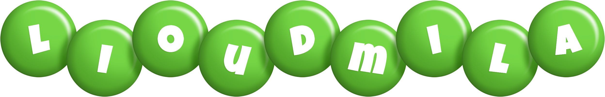 Lioudmila candy-green logo