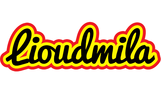 Lioudmila flaming logo