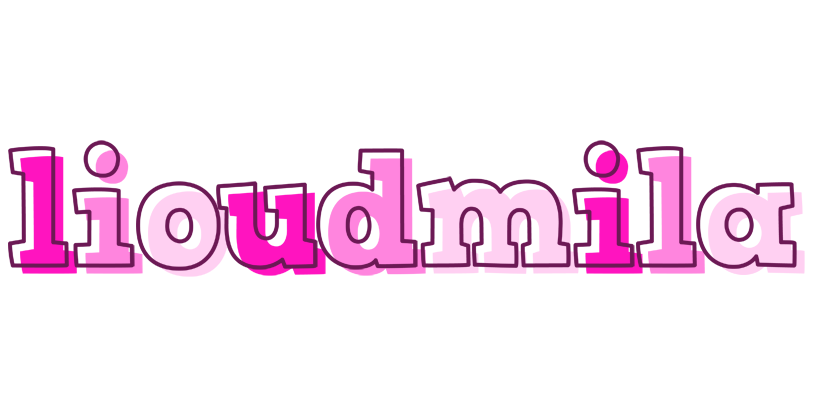 Lioudmila hello logo