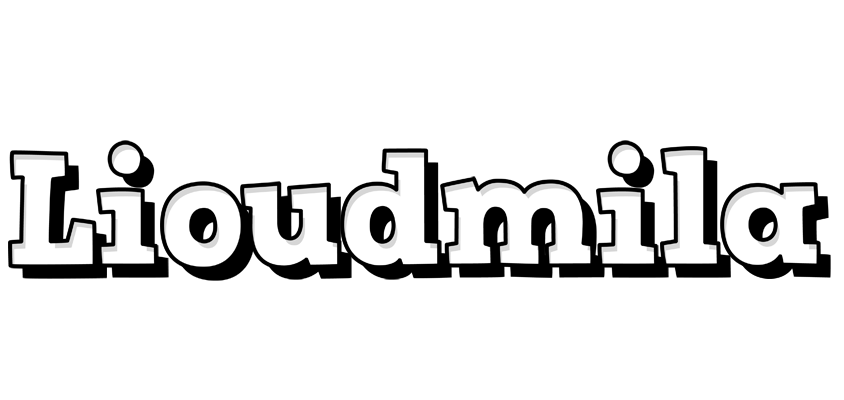 Lioudmila snowing logo