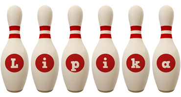 Lipika bowling-pin logo