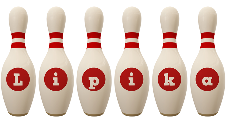 Lipika bowling-pin logo