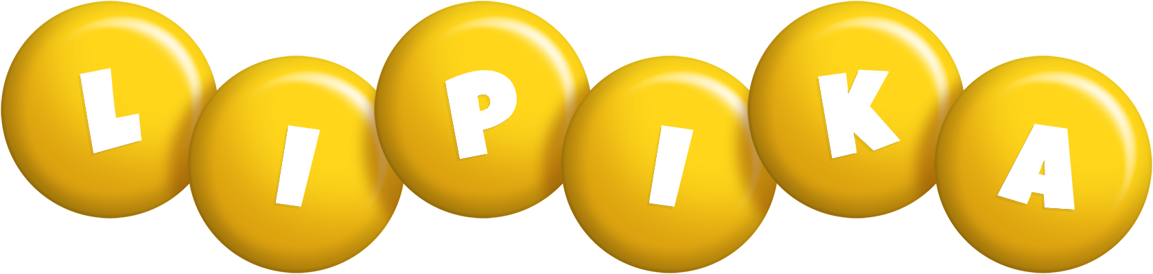 Lipika candy-yellow logo
