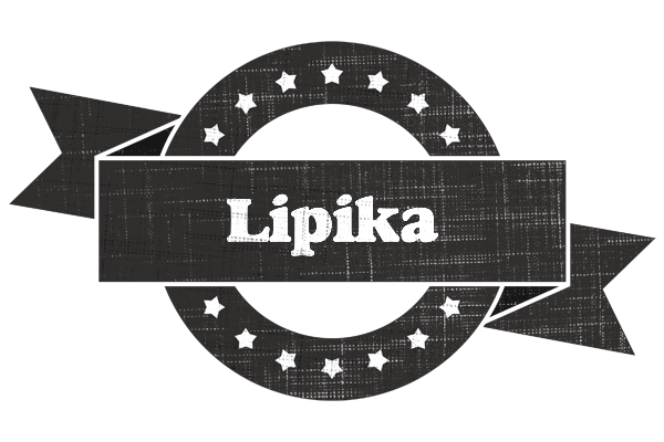 Lipika grunge logo