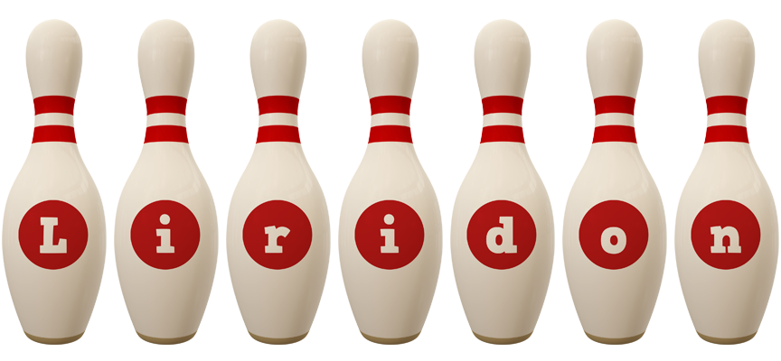 Liridon bowling-pin logo