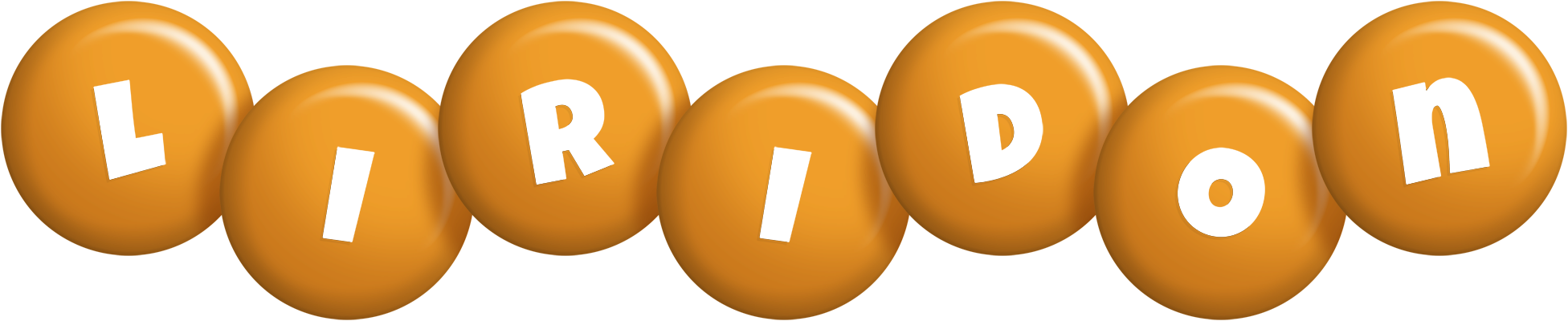 Liridon candy-orange logo