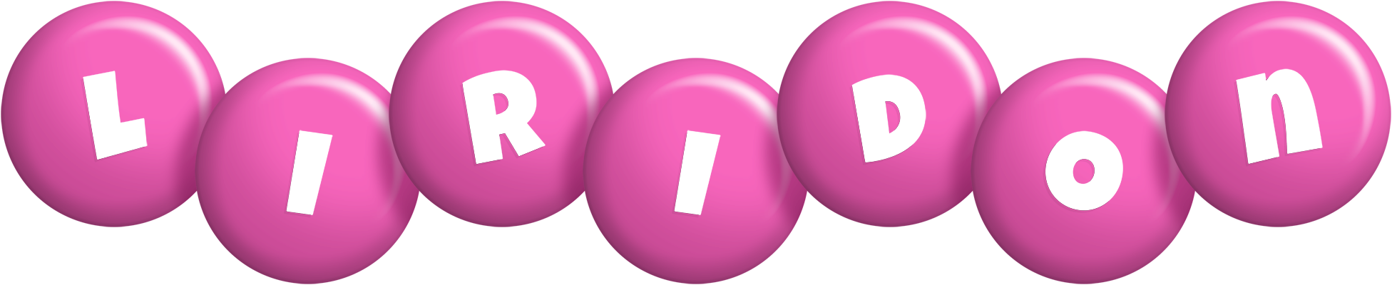 Liridon candy-pink logo