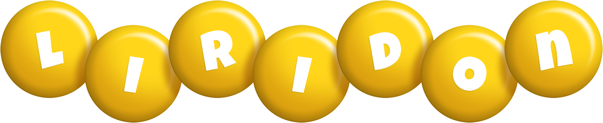 Liridon candy-yellow logo