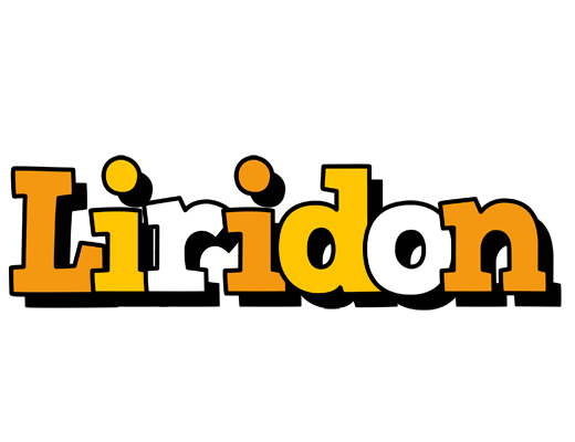 Liridon cartoon logo