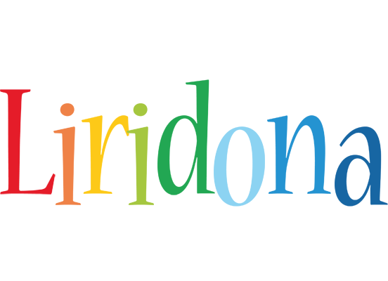 Liridona birthday logo