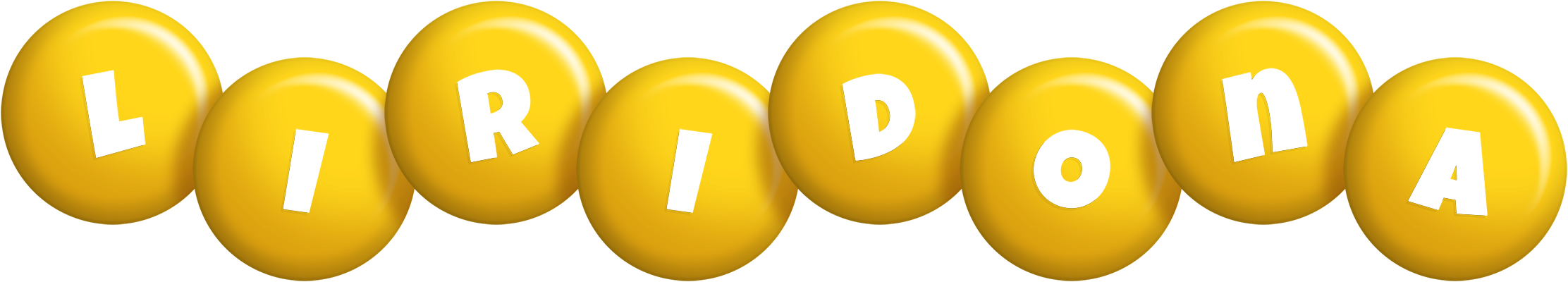 Liridona candy-yellow logo