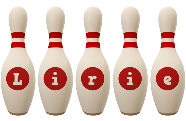 Lirie bowling-pin logo