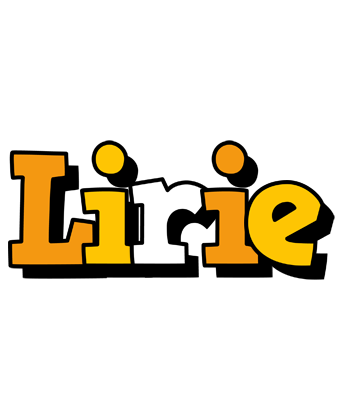 Lirie cartoon logo