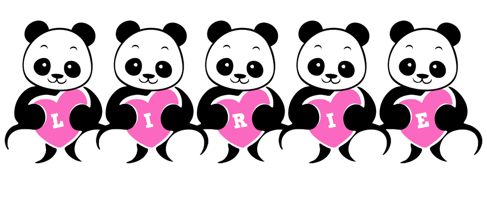 Lirie love-panda logo