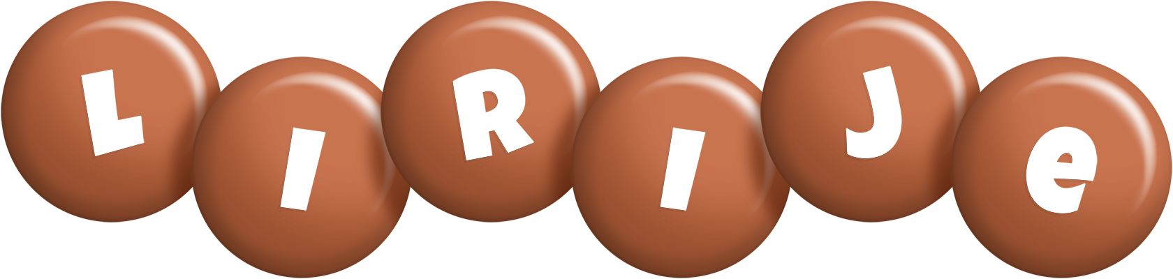 Lirije candy-brown logo