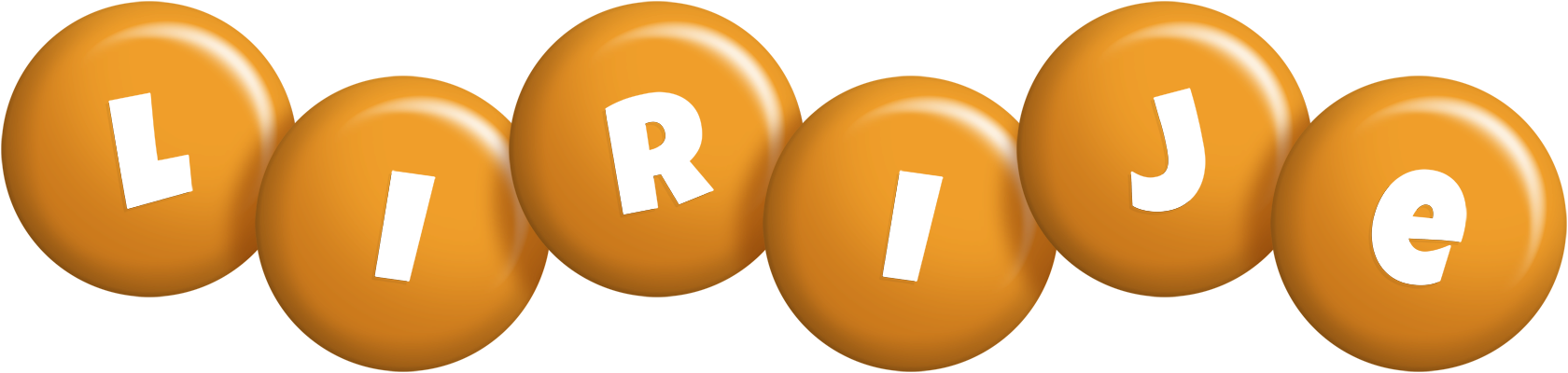 Lirije candy-orange logo