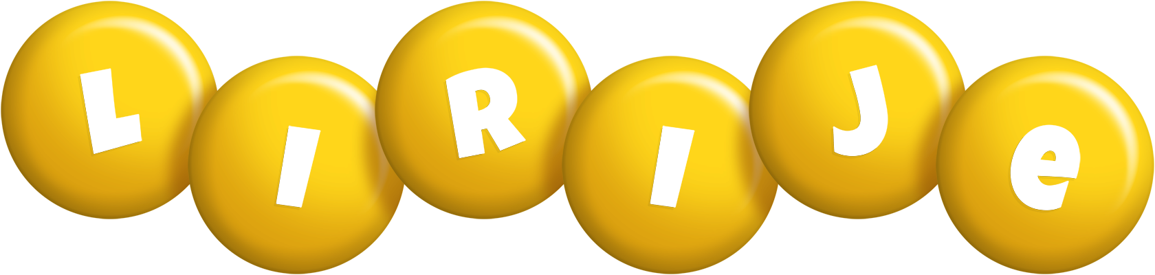 Lirije candy-yellow logo