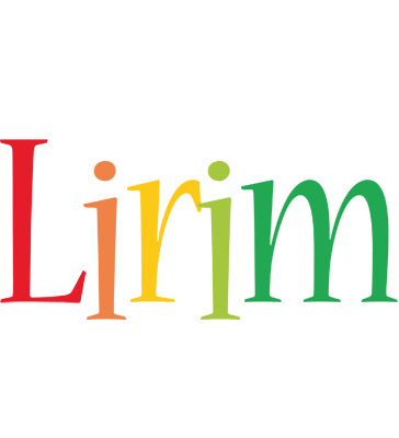 Lirim birthday logo