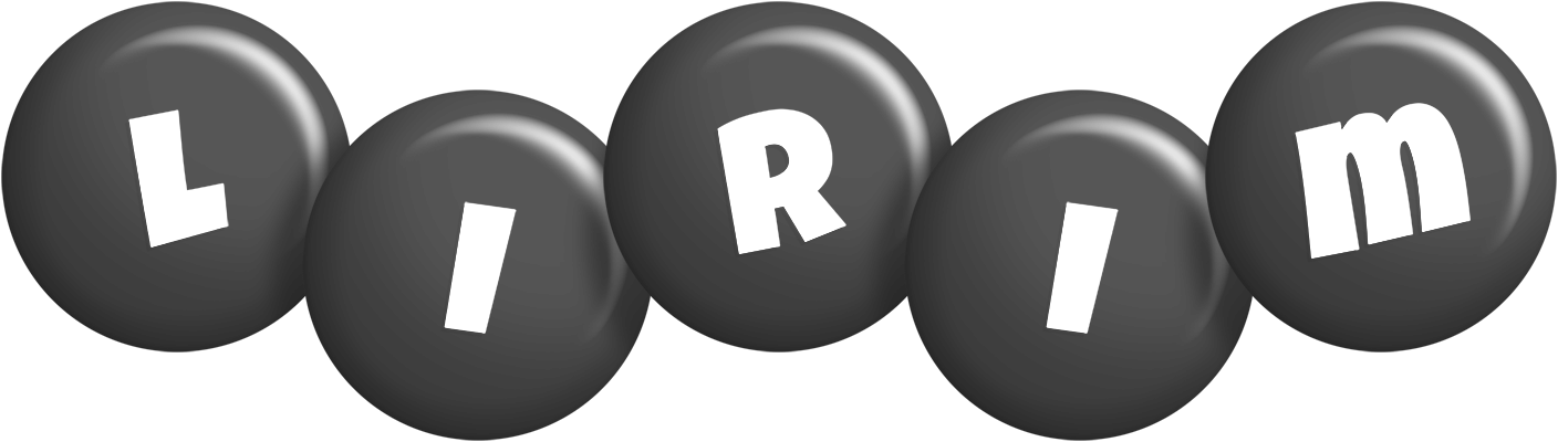 Lirim candy-black logo