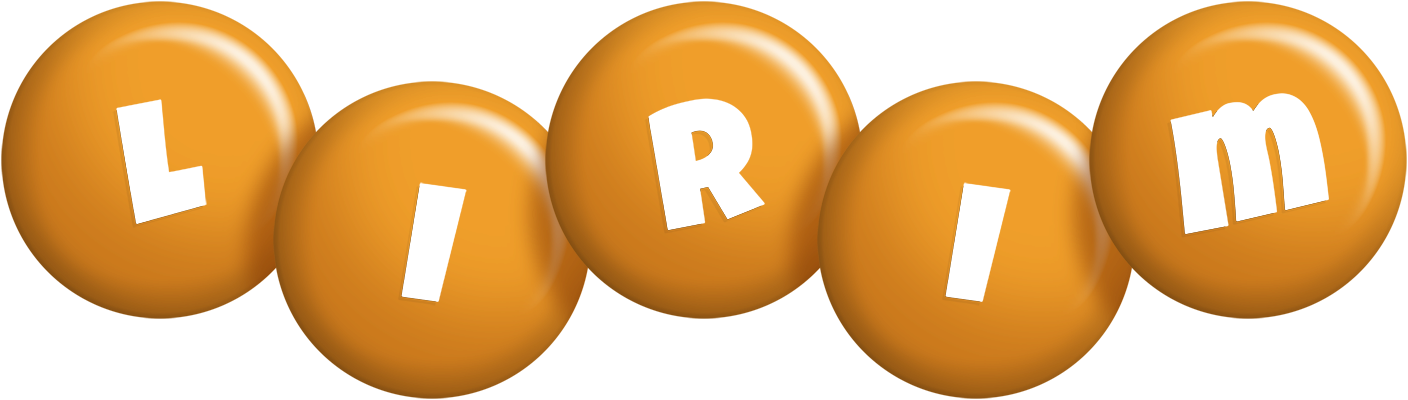 Lirim candy-orange logo
