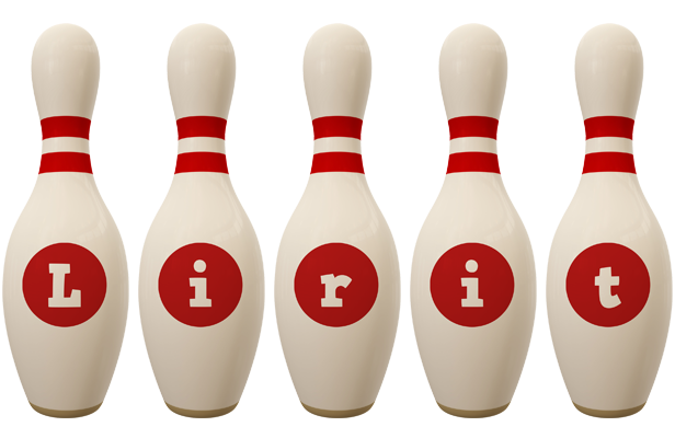 Lirit bowling-pin logo