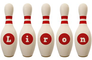 Liron bowling-pin logo