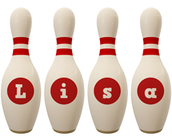 Lisa bowling-pin logo