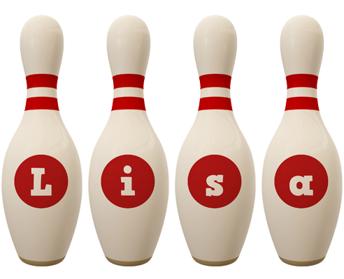 Lisa bowling-pin logo