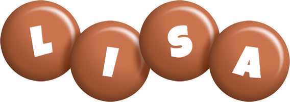 Lisa candy-brown logo