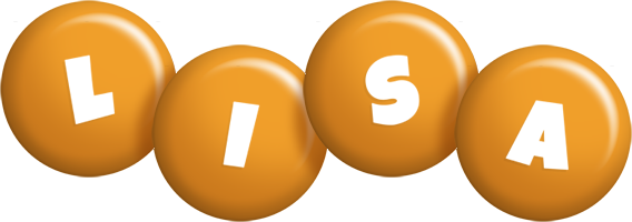 Lisa candy-orange logo