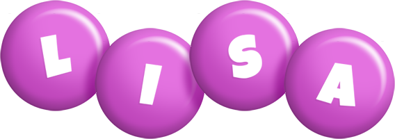 Lisa candy-purple logo