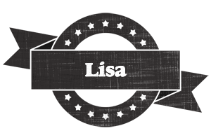 Lisa grunge logo