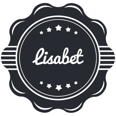 Lisabet badge logo