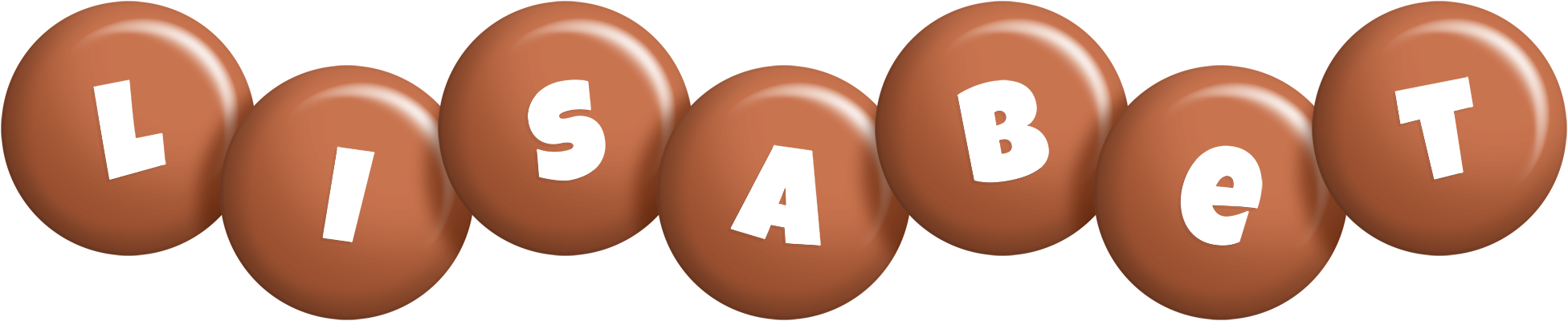 Lisabet candy-brown logo