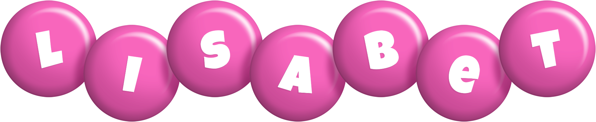 Lisabet candy-pink logo