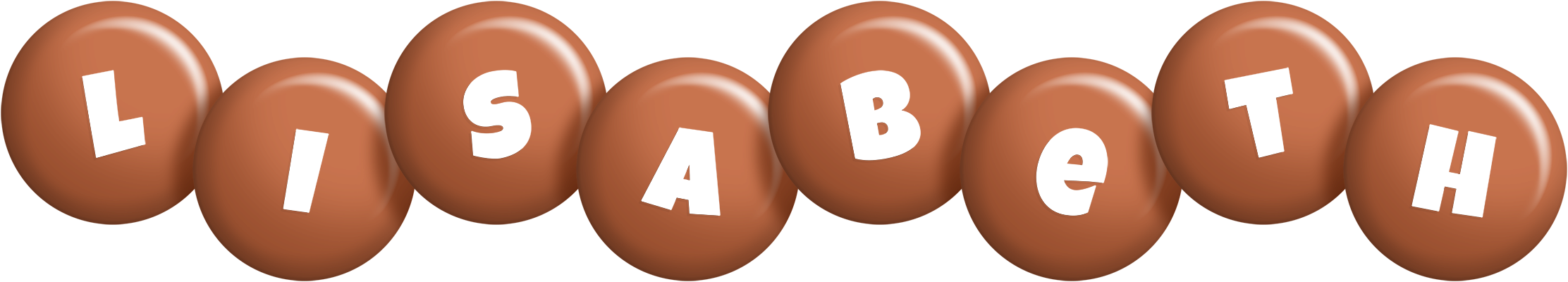 Lisabeth candy-brown logo