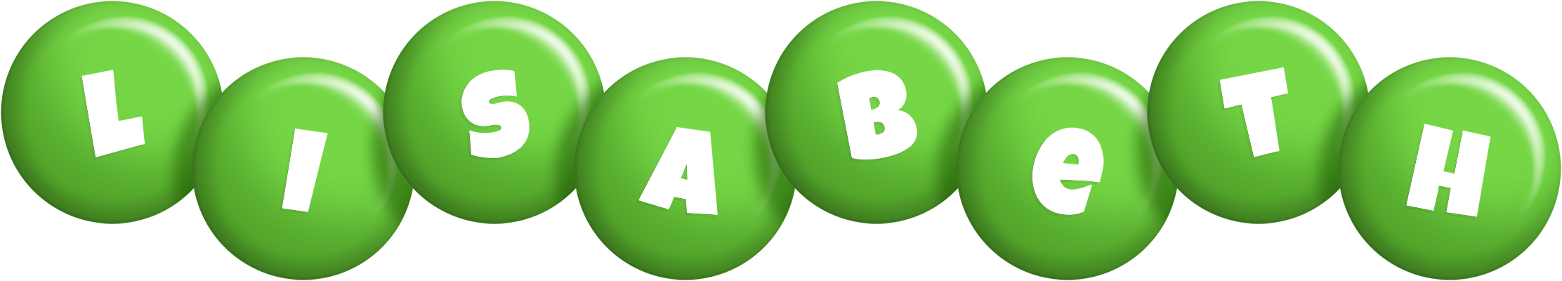 Lisabeth candy-green logo