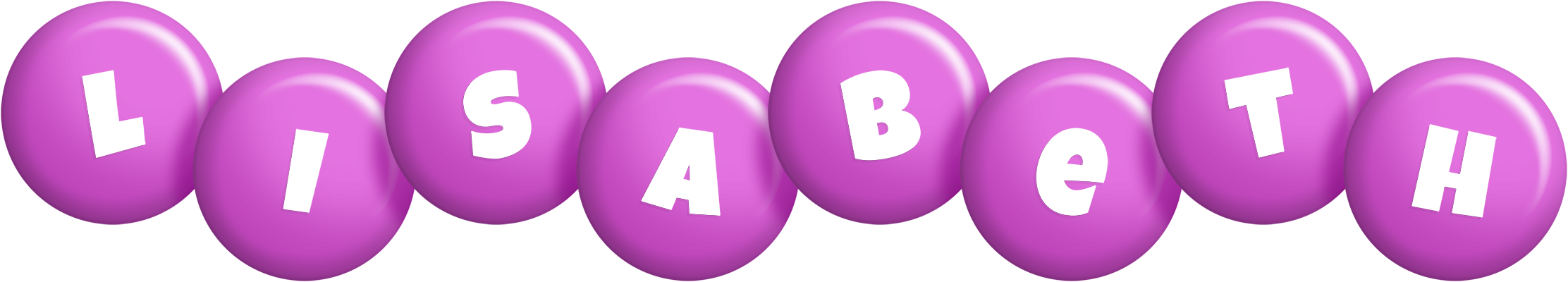 Lisabeth candy-purple logo