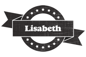 Lisabeth grunge logo