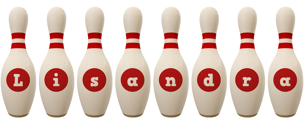 Lisandra bowling-pin logo