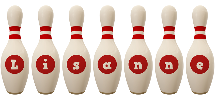 Lisanne bowling-pin logo