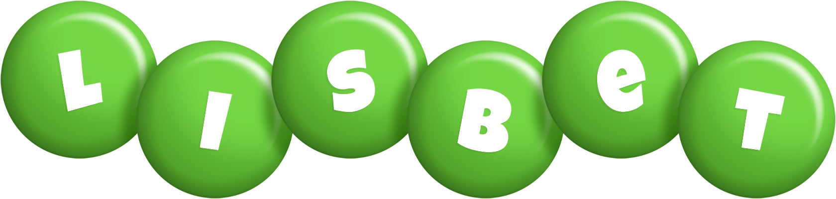 Lisbet candy-green logo