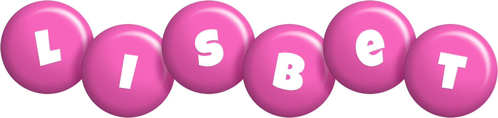 Lisbet candy-pink logo