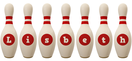 Lisbeth bowling-pin logo