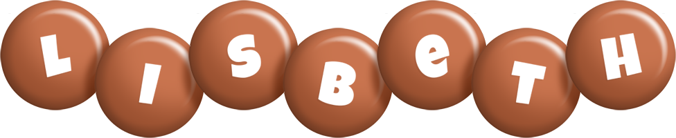 Lisbeth candy-brown logo