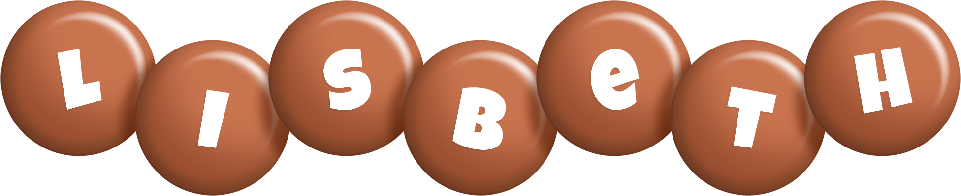 Lisbeth candy-brown logo